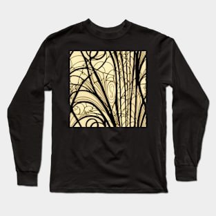 Art Nouveau floral pattern, model 19 Long Sleeve T-Shirt